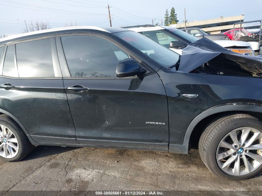 2015 BMW X3 XDRIVE28D - 5UXWY3C55F0E95981