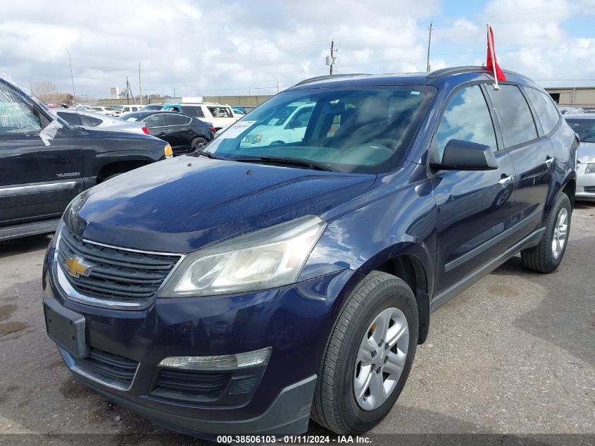 2015 CHEVROLET TRAVERSE LS - 1GNKRFKD2FJ161543