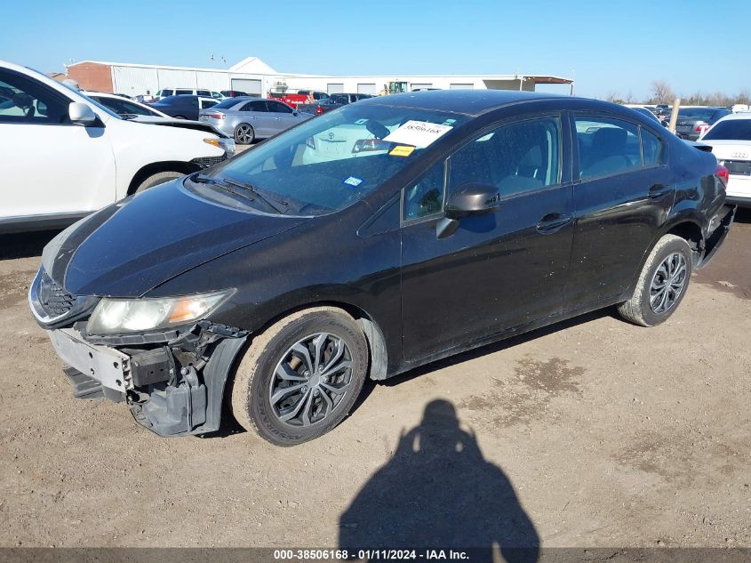 2013 HONDA CIVIC LX - 2HGFB2F55DH563938