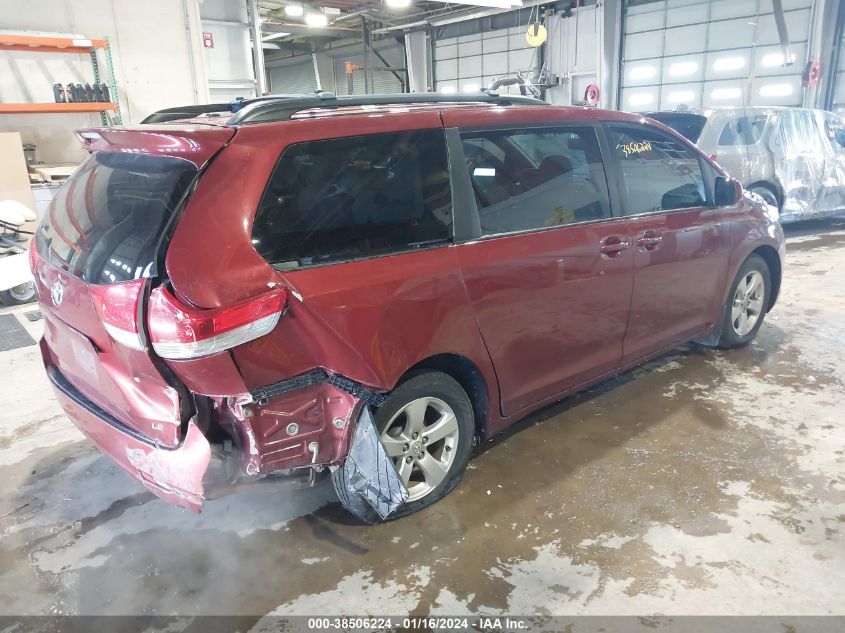 2014 TOYOTA SIENNA LE - 5TDKK3DC1ES463391