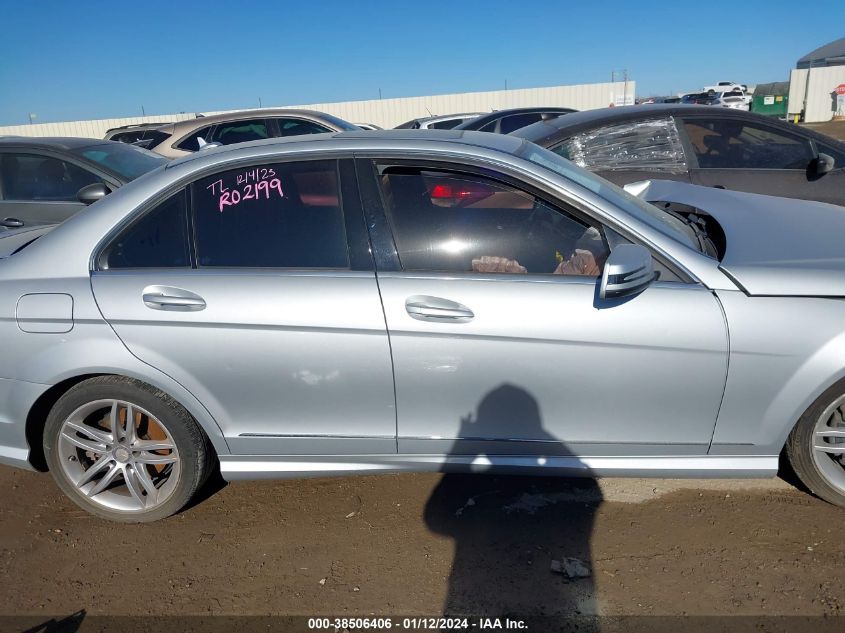 2013 MERCEDES-BENZ C 300 300 4MATIC - WDDGF8AB9DR247567