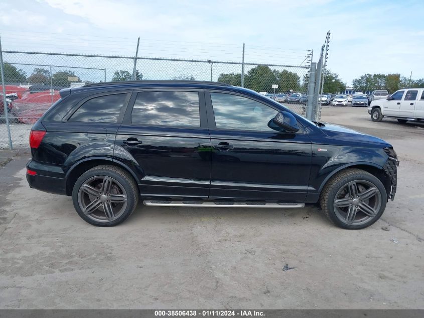 2015 AUDI Q7 3.0T S LINE PRESTIGE - WA1DGAFE1FD013244