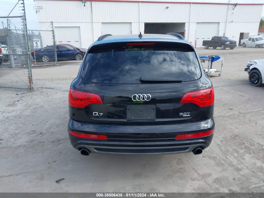 2015 AUDI Q7 3.0T S LINE PRESTIGE - WA1DGAFE1FD013244
