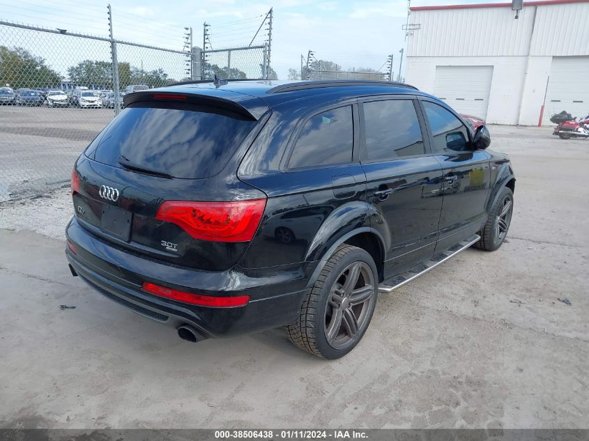 2015 AUDI Q7 3.0T S LINE PRESTIGE - WA1DGAFE1FD013244