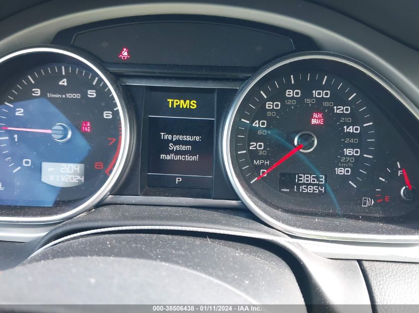 2015 AUDI Q7 3.0T S LINE PRESTIGE - WA1DGAFE1FD013244