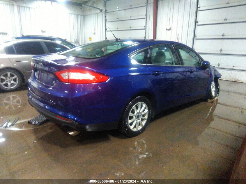 2016 FORD FUSION S - 3FA6P0G72GR299712