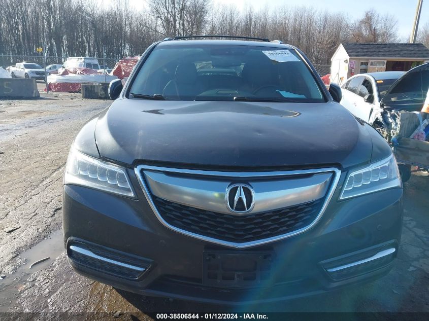 2015 ACURA MDX ADVANCE PKG W/ENTERTAINMENT PKG - 5FRYD4H86FB003390