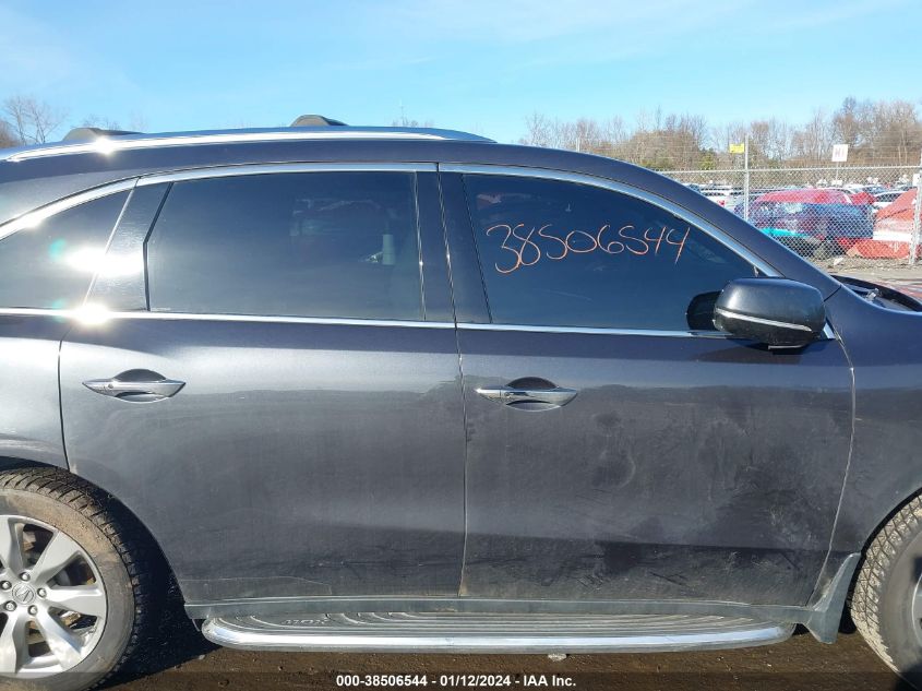 2015 ACURA MDX ADVANCE PKG W/ENTERTAINMENT PKG - 5FRYD4H86FB003390