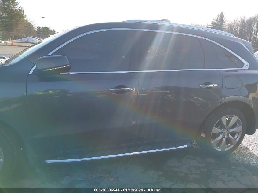 2015 ACURA MDX ADVANCE PKG W/ENTERTAINMENT PKG - 5FRYD4H86FB003390