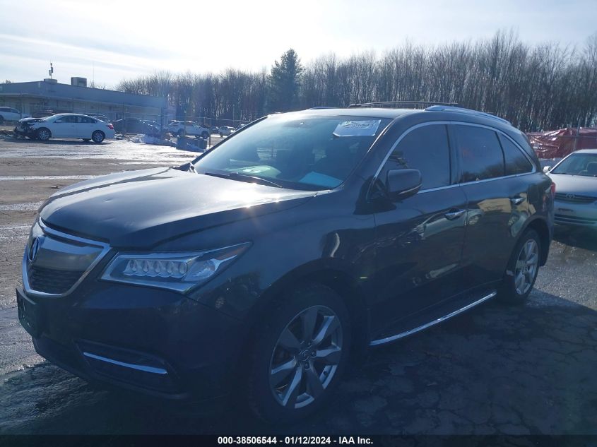 2015 ACURA MDX ADVANCE PKG W/ENTERTAINMENT PKG - 5FRYD4H86FB003390