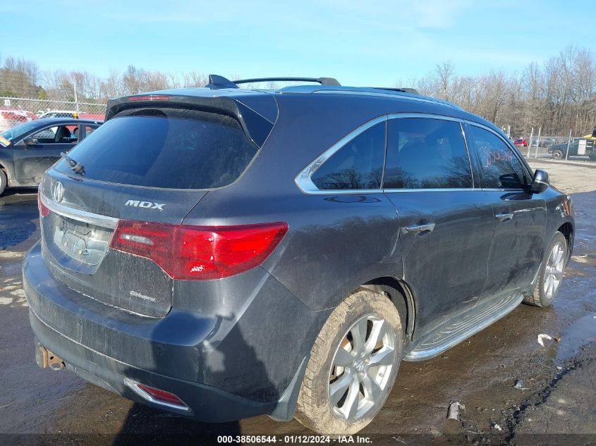 2015 ACURA MDX ADVANCE PKG W/ENTERTAINMENT PKG - 5FRYD4H86FB003390