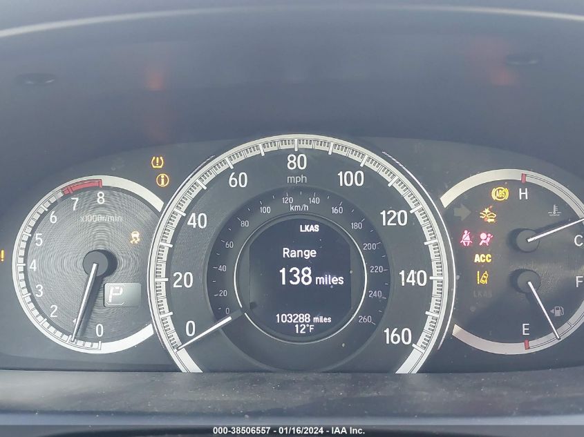 2017 HONDA ACCORD TOURING - 1HGCR3F9XHA038420