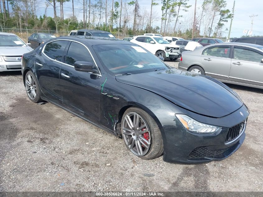 2014 MASERATI GHIBLI S/Q4 - ZAM57RTAXE1086506