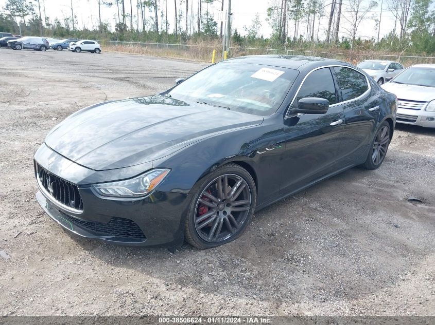 2014 MASERATI GHIBLI S/Q4 - ZAM57RTAXE1086506