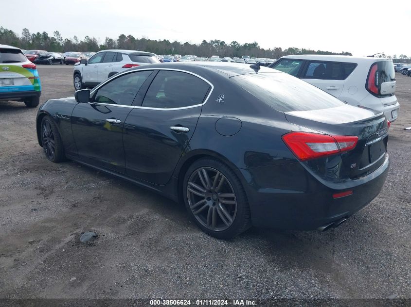 2014 MASERATI GHIBLI S/Q4 - ZAM57RTAXE1086506