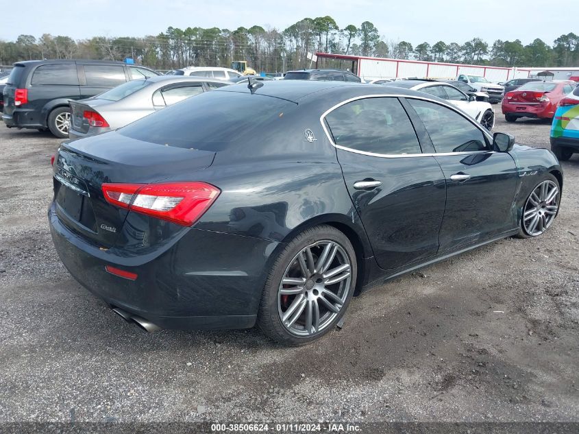 2014 MASERATI GHIBLI S/Q4 - ZAM57RTAXE1086506