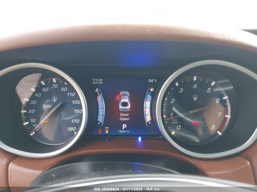 2014 MASERATI GHIBLI S/Q4 - ZAM57RTAXE1086506