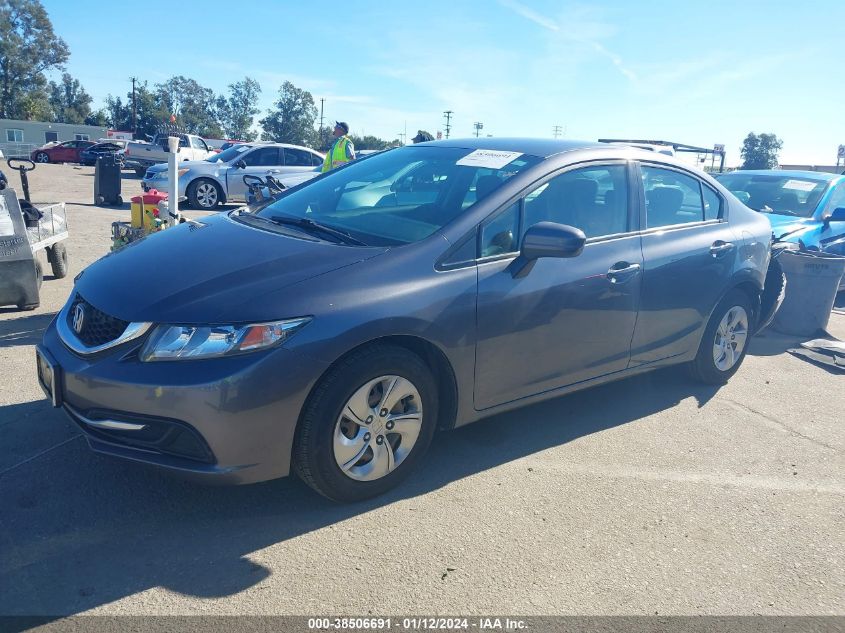 2014 HONDA CIVIC LX - 19XFB2F54EE229721