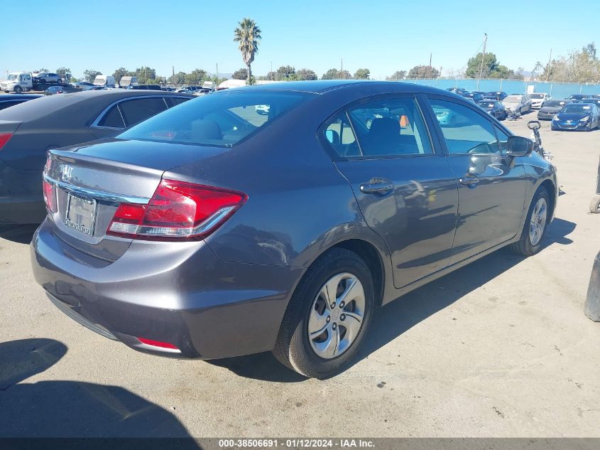2014 HONDA CIVIC LX - 19XFB2F54EE229721