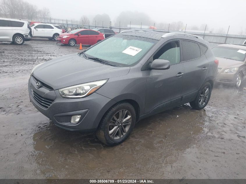 2014 HYUNDAI TUCSON GLS/LIMITED/SE - KM8JU3AG2EU872343