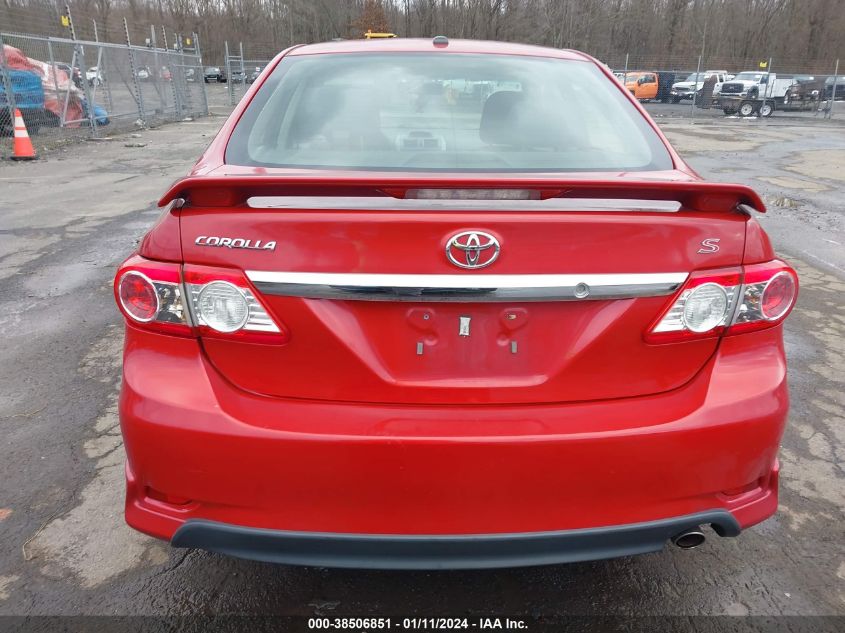 2013 TOYOTA COROLLA S - 2T1BU4EE2DC920507