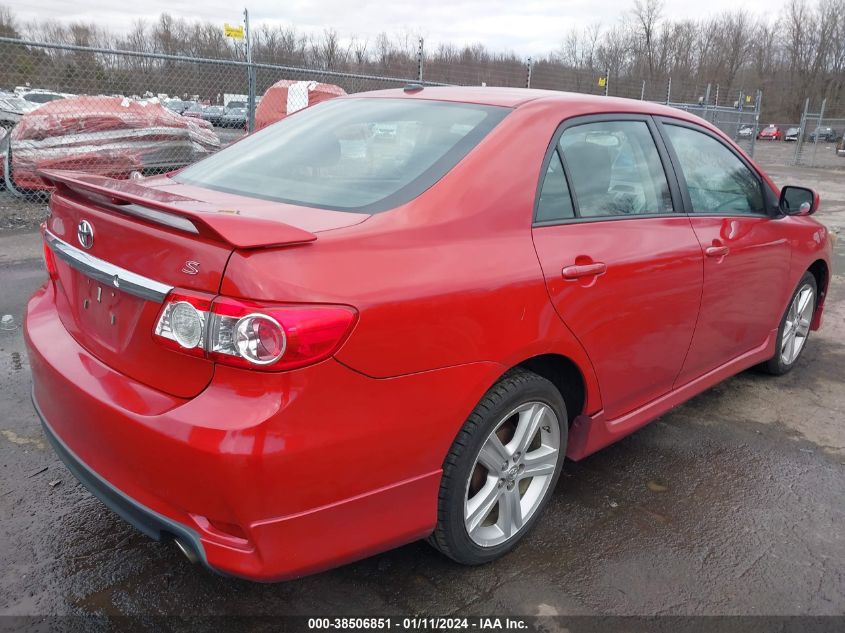 2013 TOYOTA COROLLA S - 2T1BU4EE2DC920507