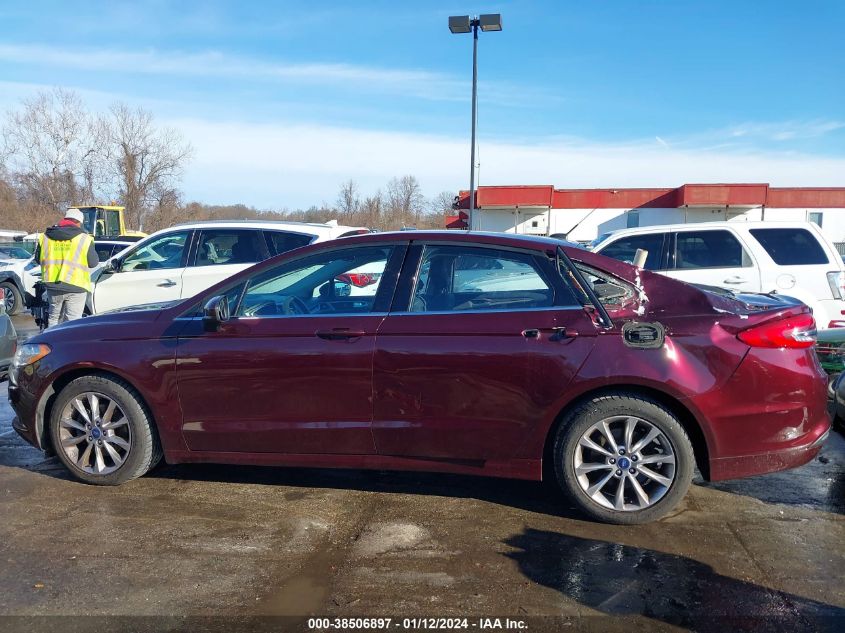 2017 FORD FUSION SE - 3FA6P0H72HR415331