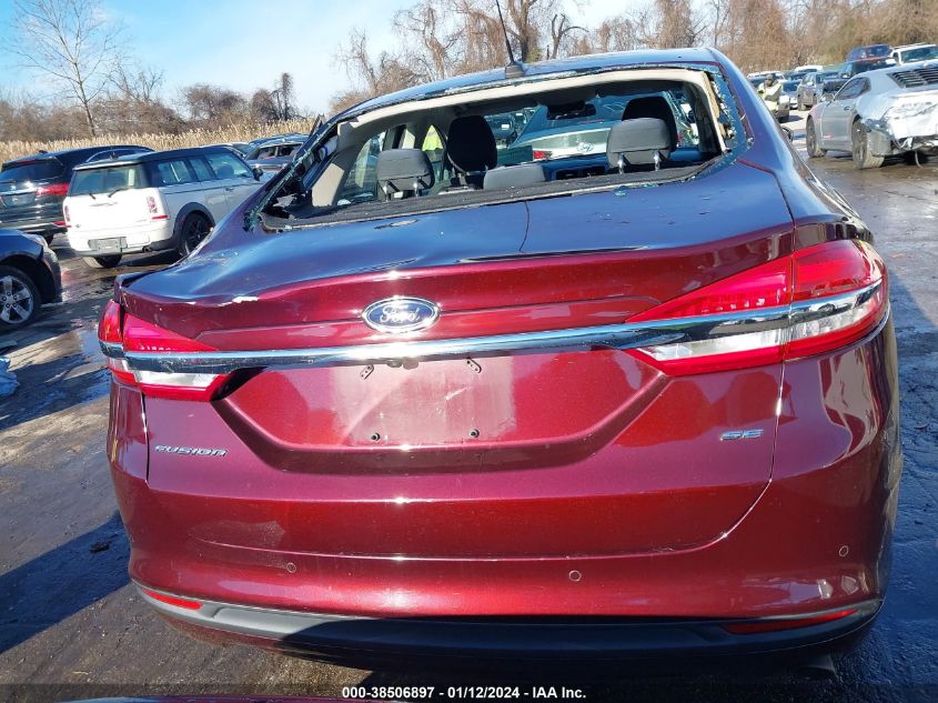 2017 FORD FUSION SE - 3FA6P0H72HR415331