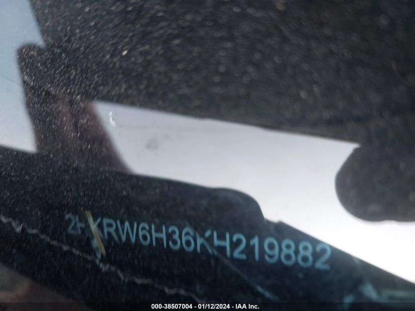 2019 HONDA CR-V LX - 2HKRW6H36KH219882