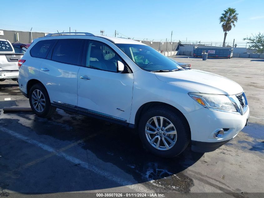 2014 NISSAN PATHFINDER HYBRID SL 5N1CR2MN5EC652263