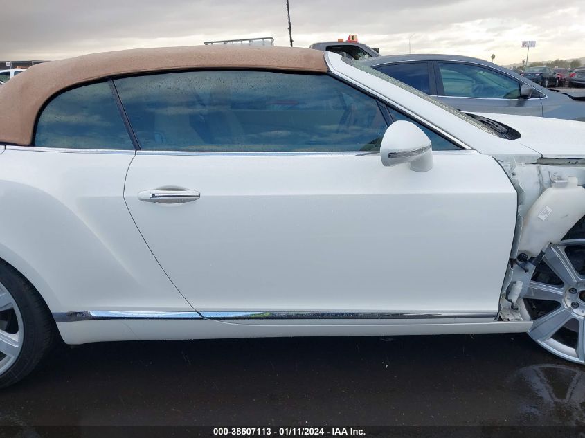 2014 BENTLEY CONTINENTAL GTC V8 - SCBGT3ZA7EC087519