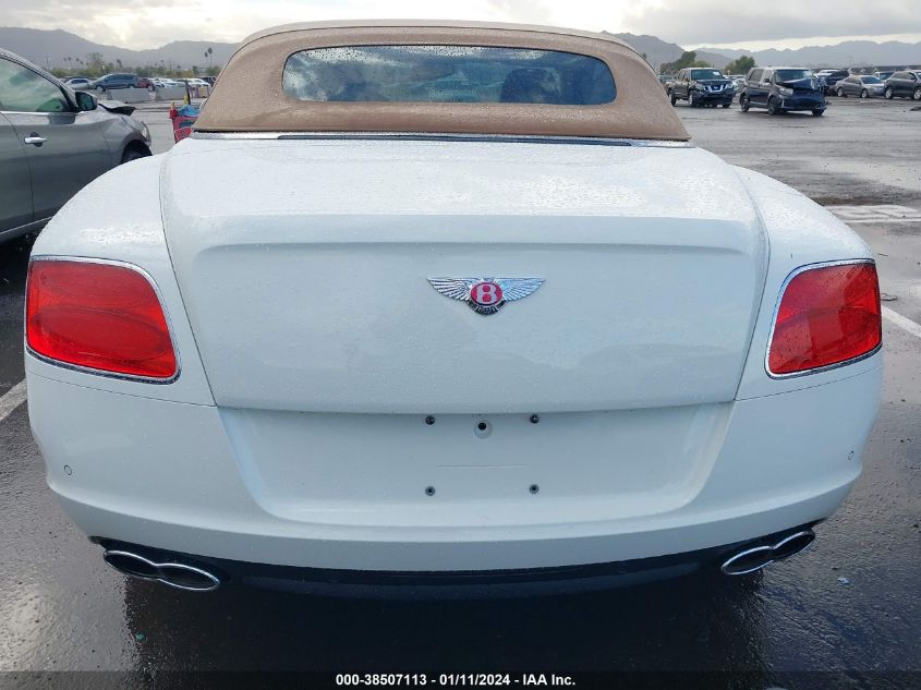 2014 BENTLEY CONTINENTAL GTC V8 - SCBGT3ZA7EC087519