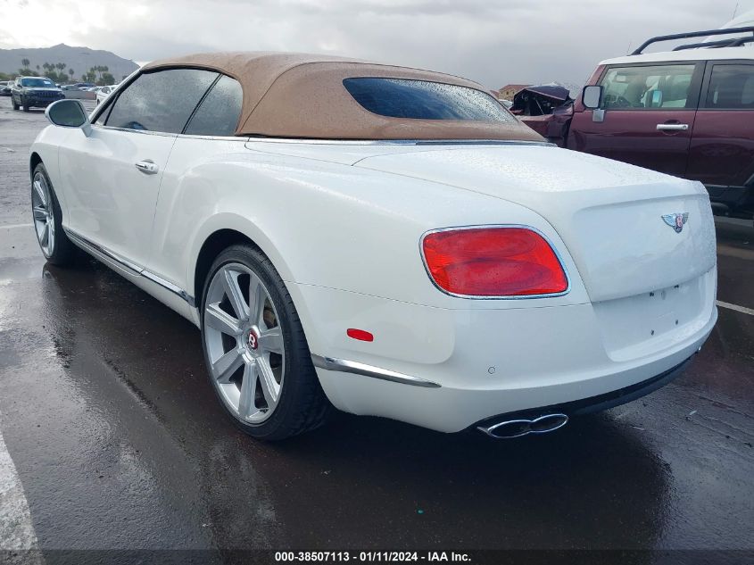 2014 BENTLEY CONTINENTAL GTC V8 - SCBGT3ZA7EC087519