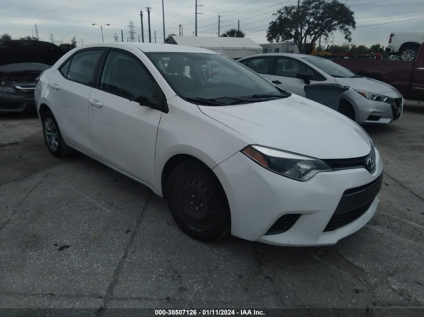 2016 TOYOTA COROLLA LE - 2T1BURHE5GC576197