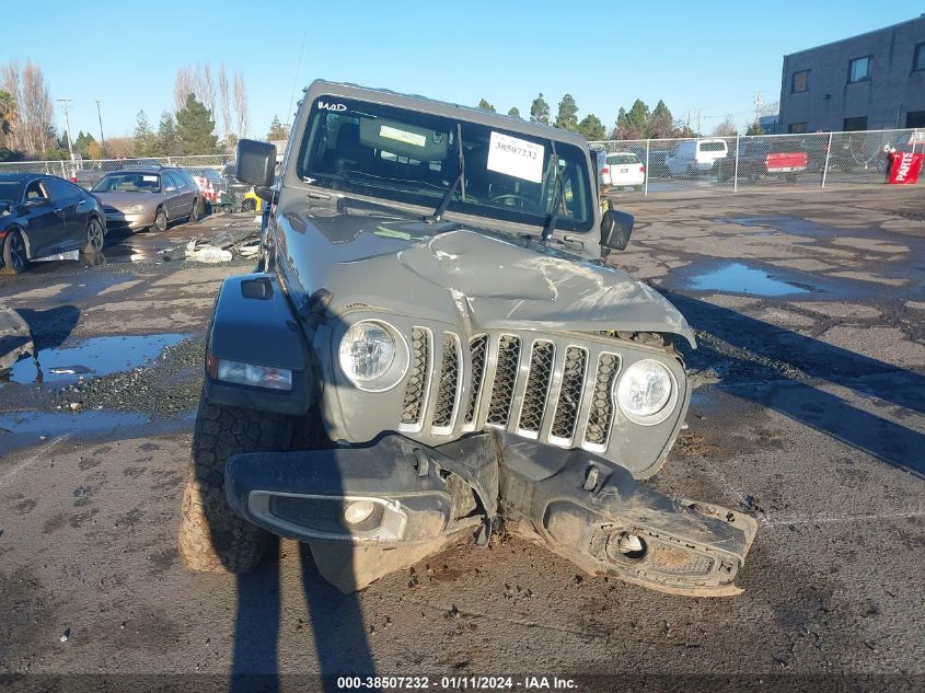 2022 JEEP GLADIATOR OVERLAND - 1C6JJTFM8NL107548
