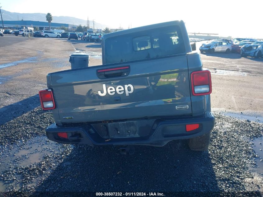 2022 JEEP GLADIATOR OVERLAND - 1C6JJTFM8NL107548