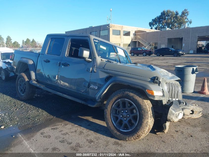 2022 JEEP GLADIATOR OVERLAND - 1C6JJTFM8NL107548