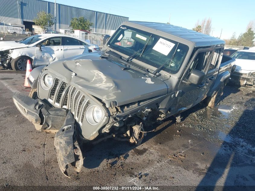 2022 JEEP GLADIATOR OVERLAND - 1C6JJTFM8NL107548