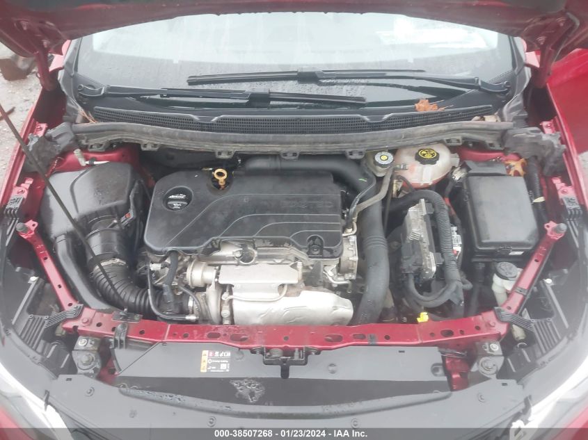 2019 CHEVROLET CRUZE LT - 1G1BE5SM1K7140228