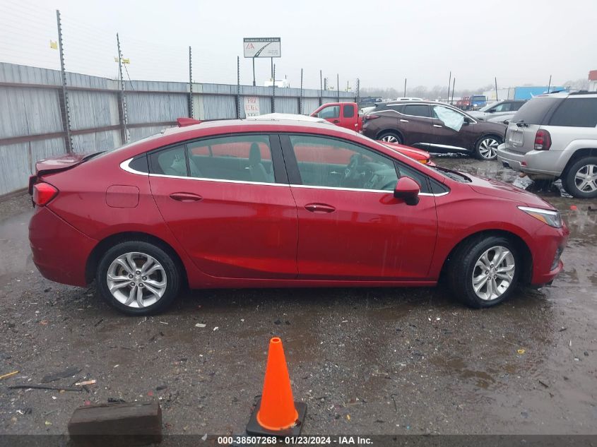 2019 CHEVROLET CRUZE LT - 1G1BE5SM1K7140228