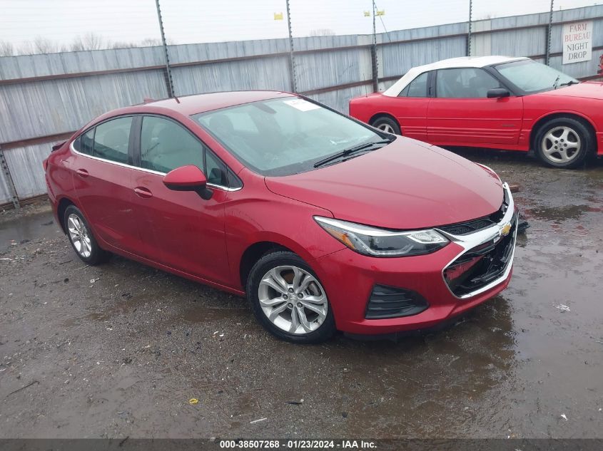 2019 CHEVROLET CRUZE LT - 1G1BE5SM1K7140228