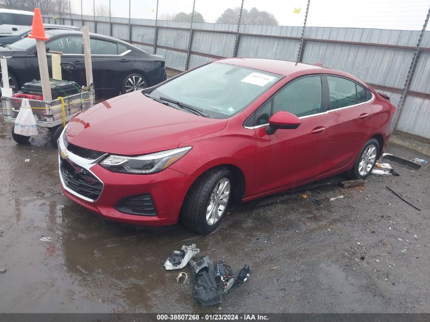 2019 CHEVROLET CRUZE LT - 1G1BE5SM1K7140228
