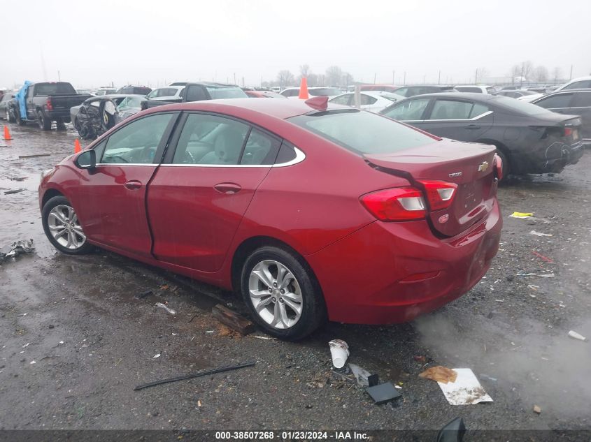 2019 CHEVROLET CRUZE LT - 1G1BE5SM1K7140228