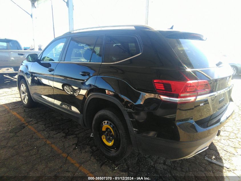 2019 VOLKSWAGEN ATLAS SE - 1V2DR2CA5KC579607