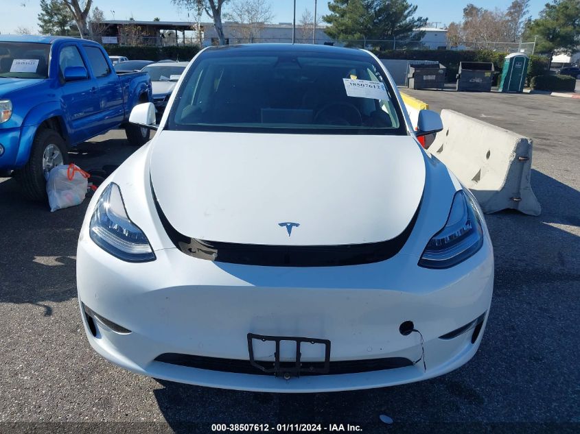 2022 TESLA MODEL Y LONG RANGE DUAL MOTOR ALL-WHEEL DRIVE - 7SAYGDEE0NA020719