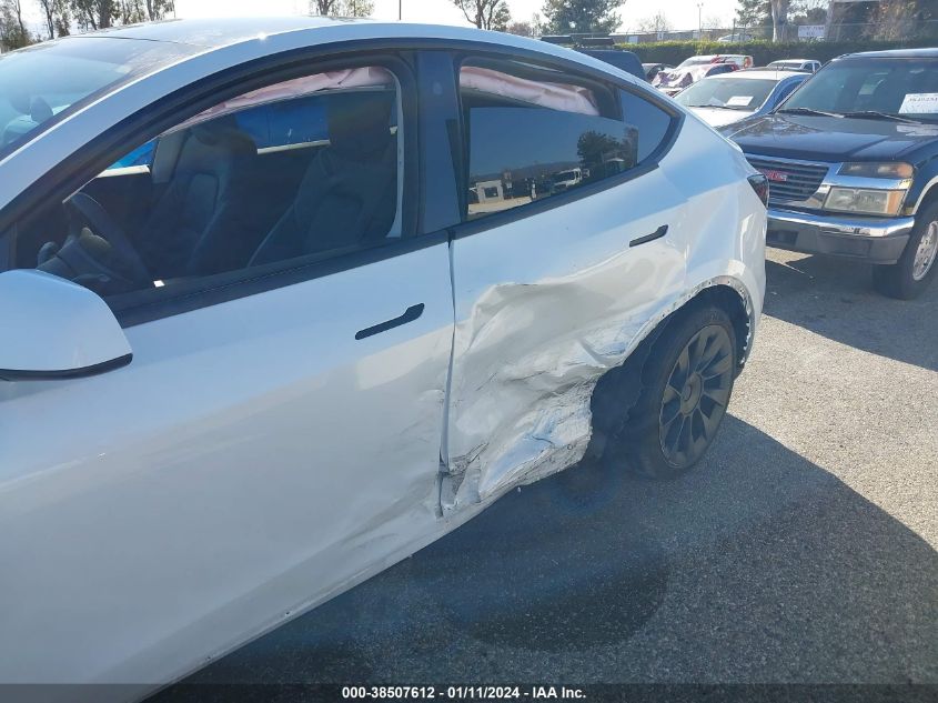 2022 TESLA MODEL Y LONG RANGE DUAL MOTOR ALL-WHEEL DRIVE - 7SAYGDEE0NA020719