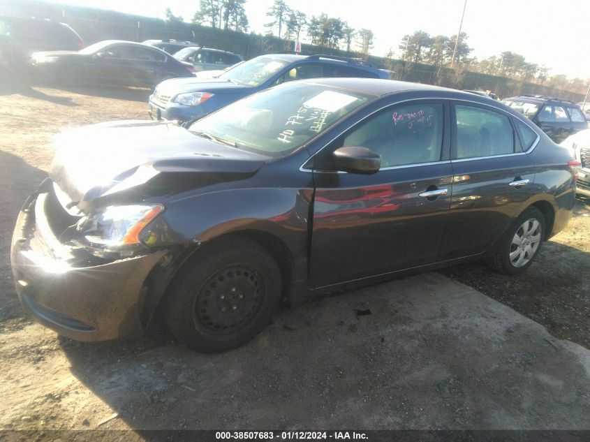 2014 NISSAN SENTRA S/SV/SR/SL - 3N1AB7AP1EY321631