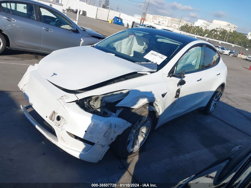 VIN 7SAYGDEEXNF486774 2022 TESLA MODEL Y LONG RANGE DUAL MOTOR ALL-WHEEL DRIVE