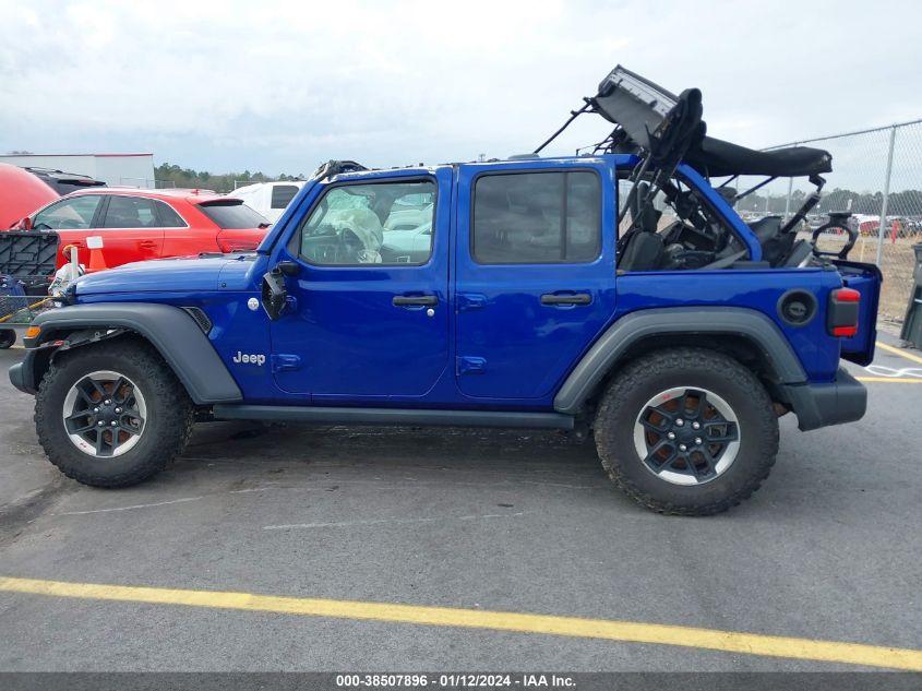 2019 JEEP WRANGLER UNLIMITED SPORT - 1C4HJXDG0KW538665