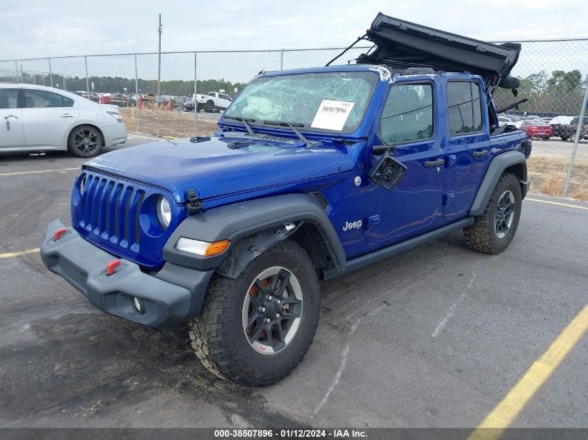 2019 JEEP WRANGLER UNLIMITED SPORT - 1C4HJXDG0KW538665